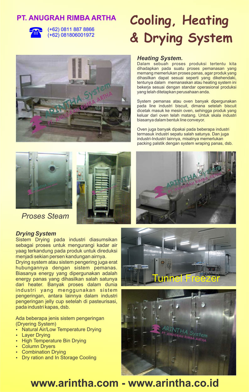 Cooling, Heating and Drying System